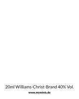 Mini Edelbrand Williams-Christ-Brand (40% Vol.)