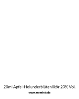 Mini Likör Apfel-Holunderblüte (20% Vol.)