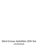 Mini Likör Grüner Apfel (20% Vol.)