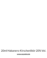 Mini Likör Habanero-Kirsche (20% Vol.)